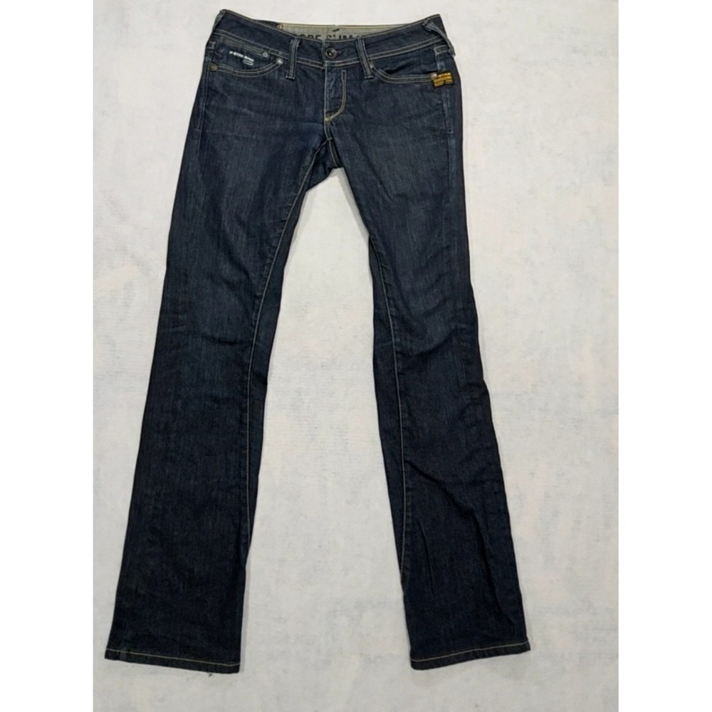 G-Star Raw Jeans‎ Womens 28 Slim Core WMN Straight Leg Skater Twisted Seams Y2K
